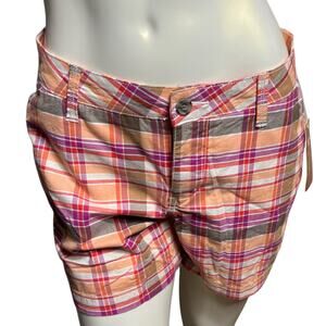 Sonoma Everyday Shorts NWT, Size 6, Plaid Print, 98% Cotton